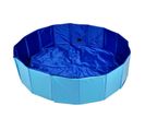 Piscine Pour Chien "robinet" 120cm Bleu