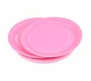 Lot De 20 Assiettes En Carton "vitamine" 23cm Rose