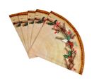 Lot De 12 Serviettes En Papier "couronne" 32cm Naturel