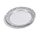 Lot De 6 Assiettes En Carton "étoile" 23cm Argent