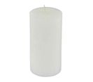 Bougie Pilier Déco "rustique" 10cm Blanc