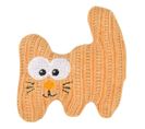 Jouet Peluche Pour Chat "boho Cat" 12cm Moutarde