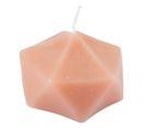 Bougie Déco Origami "arty" 7cm Blush