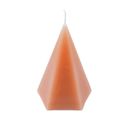 Bougie Déco Pyramide "arty" 12cm Blush