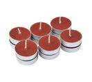 Lot De 12 Bougies Chauffe-plat "essentiel Ii" 3,5cm Fruits Rouges