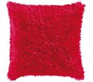 Housse De Coussin "fourrure" 40x40cm Rouge