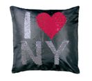 Housse De Coussin "strass" 40x40cm I Love New York