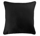 Coussin Déco "panama" 40x40cm Noir