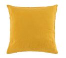 Coussin Déco Uni "angelia" 40x40cm Jaune