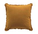 Coussin Déco à Franges "eve" 45x45cm Camel