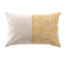 Coussin Déco Imprimé "isalina" 40x60cm Jaune