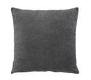 Coussin Déco Bouclette "tessa" 45x45cm Anthracite