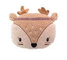 Coussin Déco Enfant "bambi" 30x30cm Marron