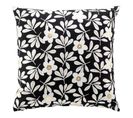 Coussin Déco Imprimé "wilma" 45x45cm Noir