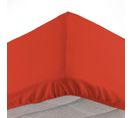 Drap Housse "lina" 90x190cm Paprika