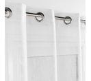 Voilage 140x240 cm SUNLINE Blanc/Argent