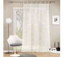 Voilage Casalina Blanc/gris 140x280 Cm