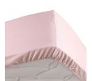 Drap Housse "percaline" 160x200cm Rose