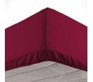 Drap Housse "lina" 90x190cm Rouge