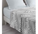 Drap Plat En Coton "botania" 180x290cm Gris