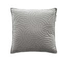 Housse De Coussin Velours Uni "solange" 40x40cm Gris