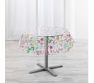 Nappe Cristal Imprimée Ronde "freshy" 140cm Multicolore