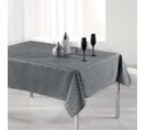 Nappe Rectangulaire Imprimée "shantung" 150x240cm Gris