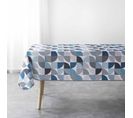 Nappe Antitache "rythmo" 150x240cm Bleu