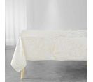 Nappe Imprimée Déco "belflor" 150x300cm Blanc