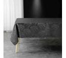 Nappe Jacquard "plumette" 140x240cm Anthracite