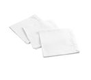 Lot De 3 Serviettes De Table "charline" 40x40cm Blanc