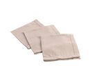 Lot De 3 Serviettes De Table "charline" 40x40cm Lin