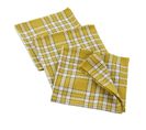 Lot De 3 Serviettes De Table "traditio" 45x45cm Jaune