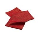 Lot De 3 Serviettes De Table "elegancia" 40x40cm Rouge