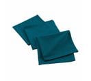 Lot De 3 Serviettes De Table "mistral" 40x40cm Bleu Canard