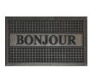 Tapis D'entrée "bonjour" 45x75cm Noir