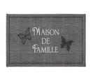 Tapis Rectangle "familia" 40x60cm Gris