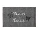 Tapis Rectangle "familia" 50x80cm Gris