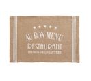 Set De Table En Jute "diner" 30x45cm Blanc