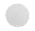 Set De Table Rond Avec Franges "falbala" 38cm Blanc