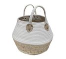 Panier De Rangement Déco "osinella" 38cm Blanc