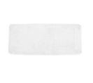 Tapis De Bain Microfibre "vitamine" 50x120cm Blanc