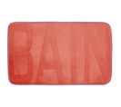 Tapis De Bain Microfibre "relief" 45x75cm Terracotta