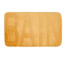 Tapis De Bain Microfibre "relief" 45x75cm Ocre