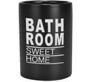 Gobelet Salle De Bain En Verre "glass" 9cm Noir