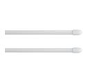 Lot De 2 Tringles Extensibles "kepa" 80-110cm Blanc