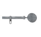 Kit Tringle Déco Extensible "bullette" 120-210cm Gris