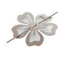 Embrasse De Rideau Broche "pétaly" 15cm Taupe