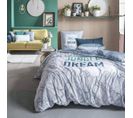 Housse De Couette Jungle Dream Bleu/vert, 240x260cm,  100% Coton