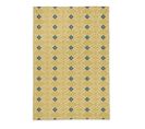 Tapis XL Lavaima Curcuma, Gamme Jakarta, Jaune, 120 X 170 Cm, 100% Coton, Double Face Imprimée